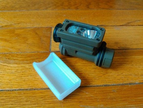 streamlight sidewinder flashlight diffuser lens - lantern mod sport & outdoors 3d print model - Mito3D