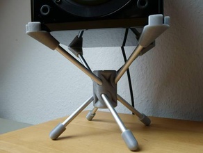 speaker stand 150 mm yamaha piano craft nx-e300 audio 3d print model - Mito3D