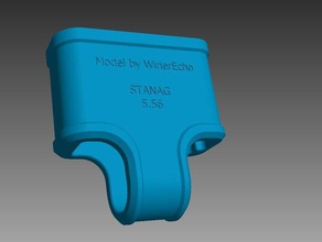 stanag grip sport & outdoors airsoft accesories attachment flex flexible filament magazine 3d print model - Mito3D