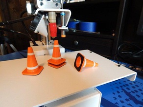 rc drift cones r c vehicles drifting traffic cone 3d print model - Mito3D
