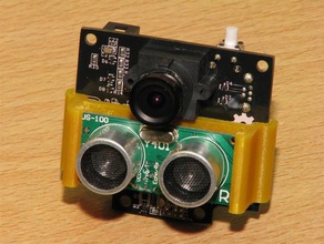 sensor de ultrasonidos soporte pixy la robótica cmucam5 hc-sr04 el monte montaje us-100 3d print model - Mito3D