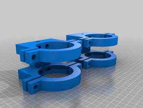 shapeoko 2 eixo de montagem rotozip rz10 dewalt dwp611 mais extras diy nal curso shapeoko2 3d print model - Mito3D