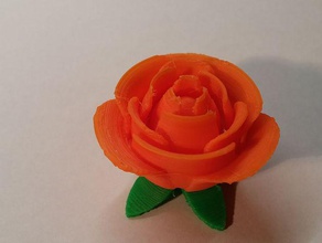 rose Skulpturen 3d print model - Mito3D