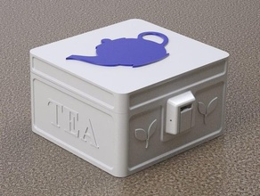 comptoir de thé la poitrine cuisine et salle à manger boîte le conteneur countertopchallenge 3d print model - Mito3D