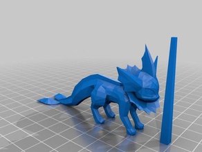vaporeon 3d printing 3d print model - Mito3D