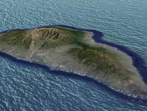 isla palma - canarian islands sculptures atlantic insel inseln island kanaren lapalma map palm santacruze terrain2stl 3d print model - Mito3D