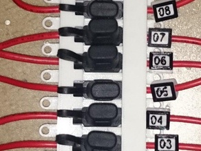 mini blade fuse holder - Elektronik Kabel anpassbare Sicherung 3d print model - Mito3D