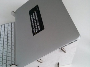 Karton macbook air stehen computer Billig laser-cut 3d print model - Mito3D