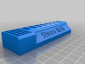customized usb stick sd card holder computer 3d print model - Mito3D