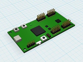 nordic semicondutores nrf51822-mkit kit mbed eletrônica o bluetooth placa de circuito conselho desenvolvimento 3d print model - Mito3D