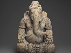 god ganesha remover obstacles 9th10th century scans replicas 3d print model - Mito3D