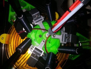 mini kossel soffiante regolabile di montaggio per ventole Stampante 3d parti 12v 5015s 5v soffiatore delta stampante robot effettrici fan ventola magnetico 3d print model - Mito3D