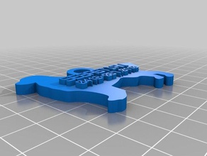 sebastian fixe de porte-clés personnalisé 3d print model - Mito3D