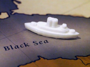 ww1 flotta di navi pezzi diplomazia gioco da tavolo giocattolo & accessori giochi la barca cannoniera della nave token 1 guerra mondiale 3d print model - Mito3D