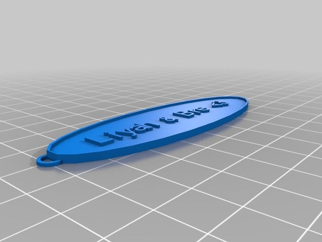 breonna Braun Schlüsselanhänger angepasst 3D print model - Mito3D