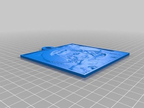 ginger rogers lithophane 2d sanat özelleştirilmiş 3d print model - Mito3D