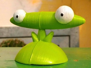 alien frog toy creatures 3dprint italia italy pinerolo torino turin 3d print model - Mito3D