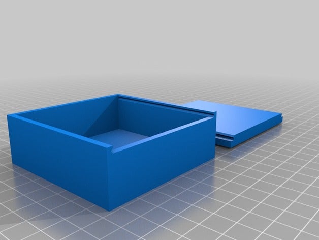 semplice, scorrevole box i contenitori 3dprint italia pinerolo torino 3D print model - Mito3D