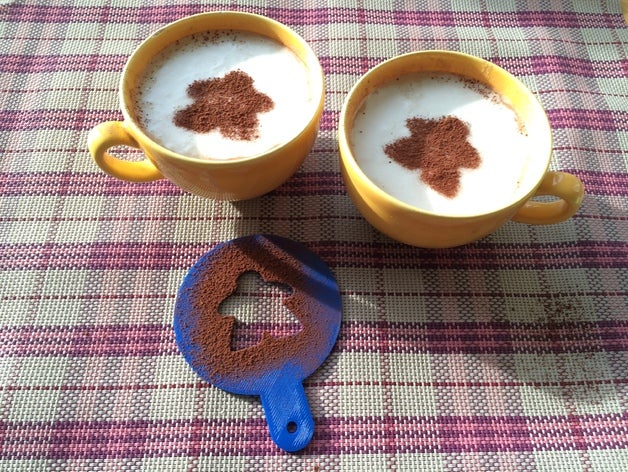 Coffee stencil 3D models to print: 982 STL ・ Mito3D