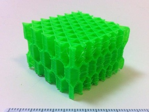 3d de nido abeja relleno concepto La impresión en diseño patrón slic3r segmentación datos 3d print model - Mito3D