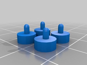 raspberry pillars diy bed feet pi 3d print model - Mito3D