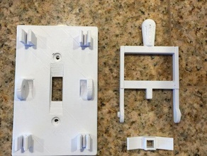 pürüzsüz kaplamasını frankenstein ışık anahtarı kapak ev gereçleri lightswitch 3d print model - Mito3D