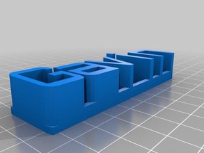özel 3d adı tabağımı - gavin heykeller özelleştirilmiş 3d print model - Mito3D