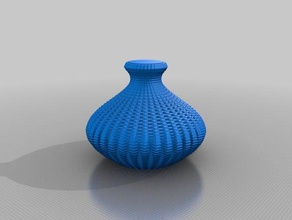 paramétrique vase à bulles les mathématiques art customizer faberdashery ultimaker 3d print model - Mito3D