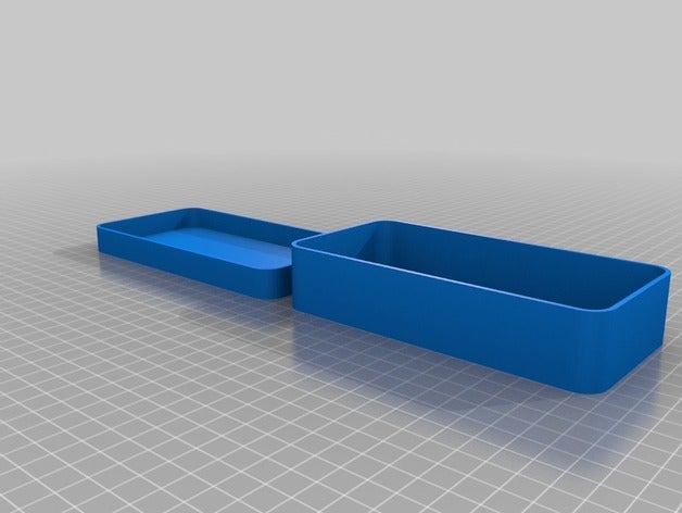 meine angepasste parametrische abgerundete Ecke box Container kundengebundene 3D print model - Mito3D