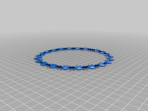 shamrock crown jewelry customized 3D print model - Mito3D
