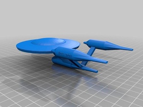 nave estelar enterprise veículos 3d print model - Mito3D