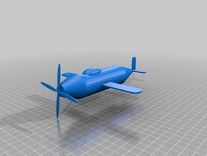 Flugzeug Fahrzeuge Luft jet 3d print model - Mito3D
