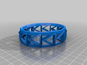 les diamants bracelets personnalisé 3d print model - Mito3D