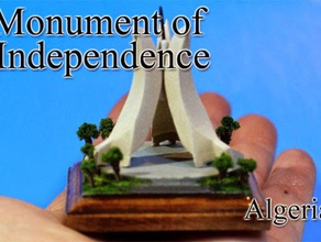 monument independence -algeria- buildings & structures 3d print model - Mito3D