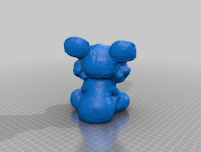 mickey-mouse-scan Tiere 3d print model - Mito3D