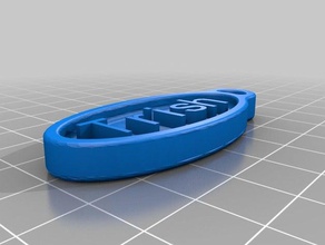 trish Anahtarlık sikke ve rozetleri özelleştirilmiş 3d print model - Mito3D