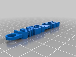 umes tee keychain organization customized 3d print model - Mito3D