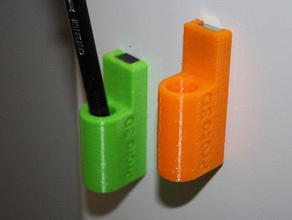 soutien crayon aimant cuisine et salle à manger porte-crayon 3d print model - Mito3D