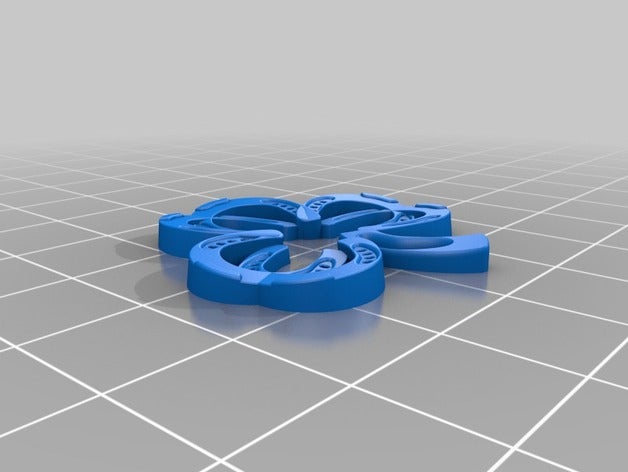 horseshoe shamrock keychains 3D print model - Mito3D