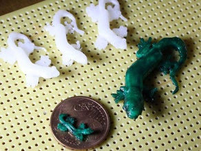 günlük 26 gekko küpe diğer hayvan gecko kertenkele 3d print model - Mito3D