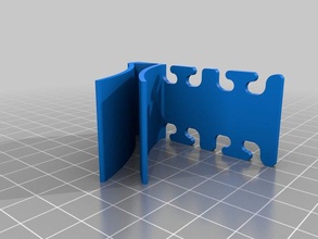 rostock max filament cleaner mount clip 3d printer accessories 3d print model - Mito3D