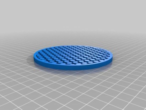 simple coaster hex fill household container cup drink holder kitchen pla supportless useful 3d print model - Mito3D