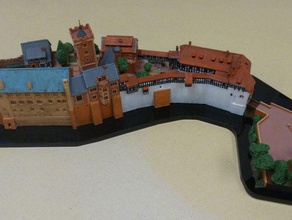castelo de wartburg kitset edifícios e estruturas arquitetura modelo 3d print model - Mito3D
