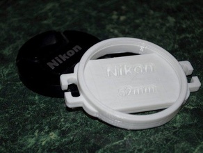52mm tampa da lente titular câmera 3d print model - Mito3D