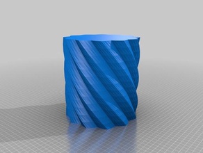 özelleştirilmiş petal tasarım vazo kalem kovam boyutu şekli konteynerleri kontrol 3d print model - Mito3D