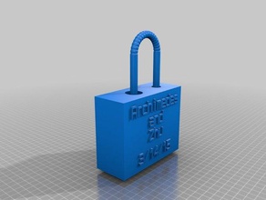 meine angepasste Brücke love lock Mode kundengebundene 3d print model - Mito3D