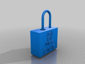 my customized bridge love lock fashion 3d print model - Mito3D