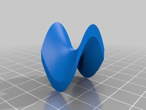superficie iperbolica generatore matematica arte customizer 3d print model - Mito3D