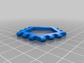 mon personnalisés poly-snaps carreaux de construction polyèdres pentagone les mathématiques personnalisé 3d print model - Mito3D