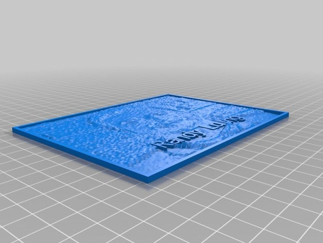 rbl lithopane 2 Arte en 2d personalizado 3D print model - Mito3D